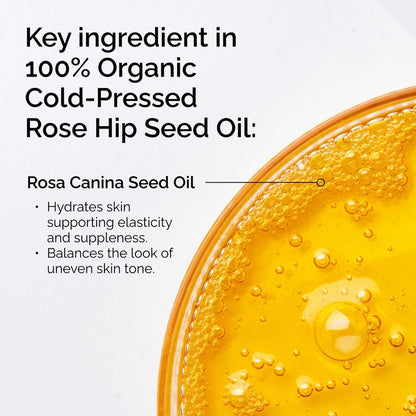100% Organic Cold-Pressed Rose Hip Seed Oil - US 3947